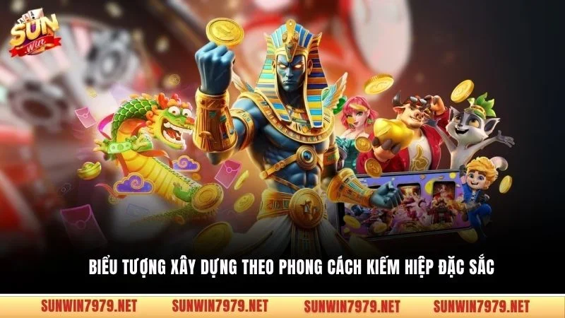 Biểu tượng xây dựng theo phong cách kiếm hiệp đặc sắc